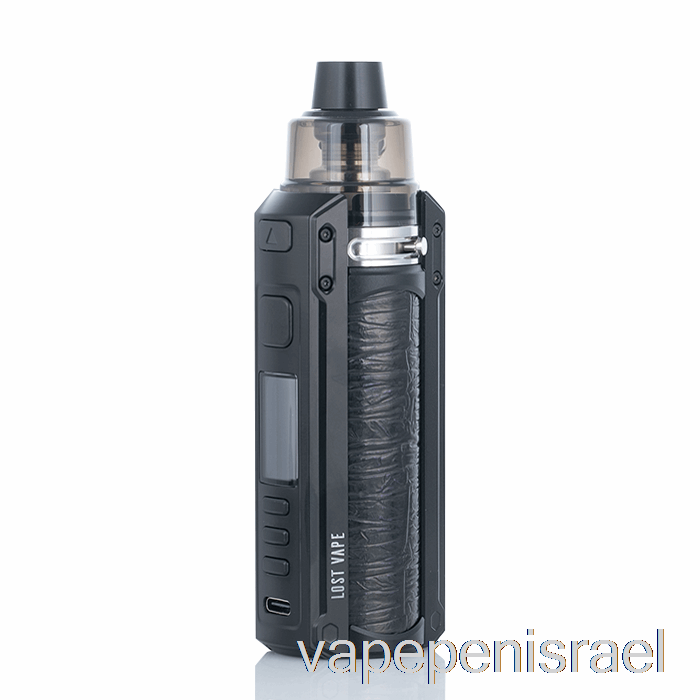 חד פעמי Vape Israel Lost Vape Ursa Quest 100w Pod Mod Kit שחור/עור בולט